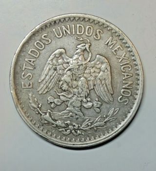 MEXICO SILVER 50 CENT 1906.  0.  800 SILVER 2