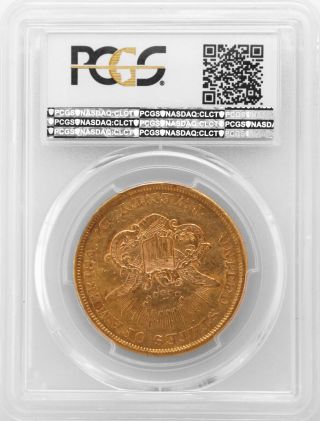 1853 - P PCGS AU 55 Gold $20 Double Eagle About Uncirculated Twenty D Graded Coin 2