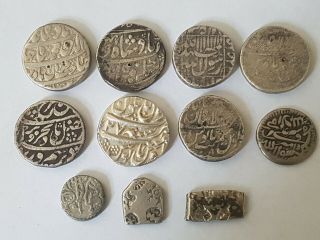 Ancient coin joblot medal islamic mongol mughal india sikh ranjit dev kushan 5