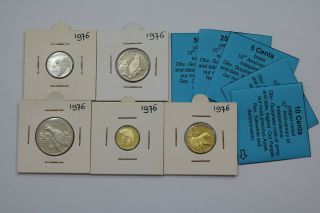 Guyana 1976 Proof Coin Set B18 Cg45 - 5