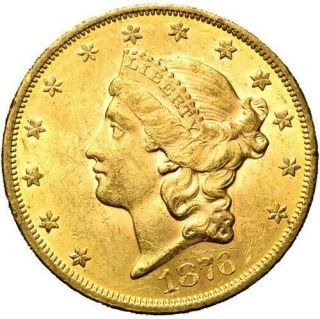 United States Of America 20 Dollars 1876 Gold 33,  43 Grams State