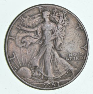 Xf,  1944 Walking Liberty 90 Silver Us Half Dollar - Coin 545