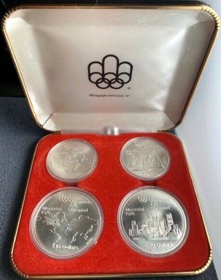1976 Canada Montreal Olympic 4 Coin Set - Series I