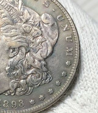1893 - S Morgan Silver Dollar $1 San Francisco Very collectible HIGH CIR UNGRADED 4