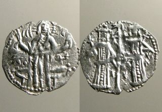 Silver Grosh Of Ivan Alexander_medieval Bulgaria_christ Facing_14th Century