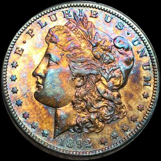 1892 - S Morgan Silver Dollar $1 San Francisco Very collectible HIGH UNC UNGRADED 2