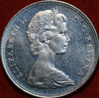Uncirculated 1966 Canada One Dollar Silver Foreign Coin