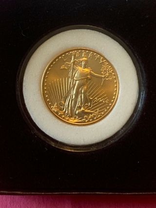 2004 1/2 Oz American Gold Eagle In A Capsule