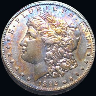 1892 - S Morgan Silver Dollar $1 San Francisco Very Collectible High End Ungraded