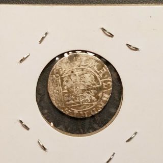 Hammered 1620 Silver 1/24 Thaler Late Medieval Era Latvia - Poland Coin 3