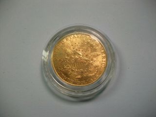 1890 - CC $20 NGC MS61 Gold Double Eagle Coin 4