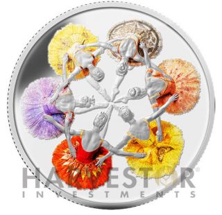 2014 Royal Winnipeg Ballet 75th Anniversary - 1 Oz.  Silver Coin - Real Music Box