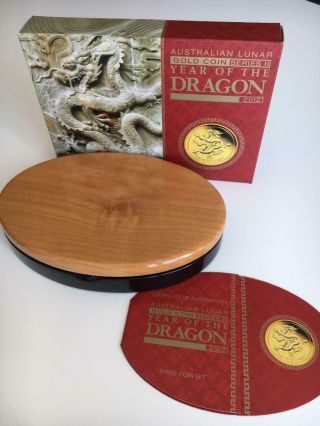 Australian Year Of The Dragon 2012 (lunar Series Ii) 3 Gold Coin Set