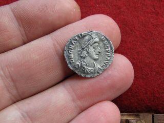 Gratian Silver Siliqua Roman Coin