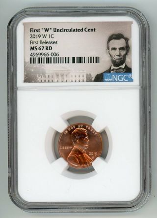 2019 W Lincoln Penny 1c Ngc Ms67 Rd First Releases 4969966 - 006