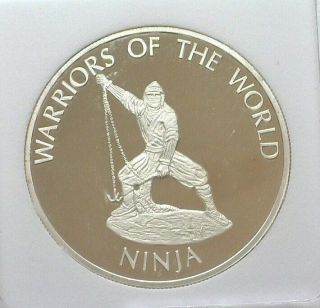 Warriors Of The World 2010 10 Francs - Ninja - Perfect Proof Deep Cameo