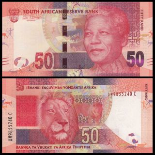 South Africa 50 Rand Nd (2012) Unc