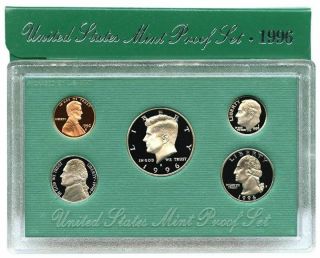 1996 S Us Proof Coin Set