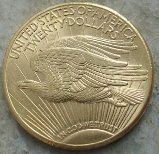 1911 - D $20 SAINT GAUDENS GOLD COIN.  CH/GEM BU 2