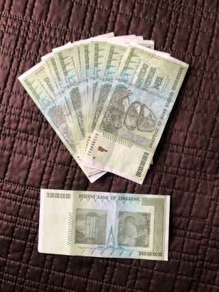Zimbabwe 100 Trillion Dollars 2008.