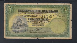 Palestine 1 Pound 1939