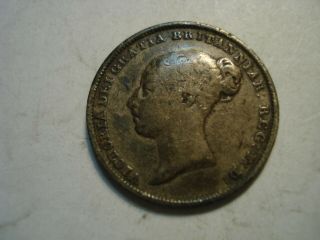 Great Britain Silver 6 D 1839