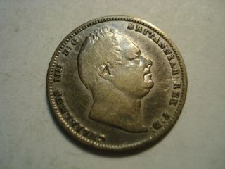 Great Britain Silver 6 D 1837