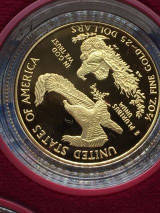 1995 W 10th Anniversary Proof American Eagle 4 Coin Gold & Silver Eagle Set 11