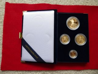 1994 4 - Coin Proof Gold American Eagle Set (w/box)