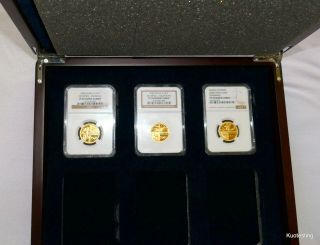 This Is For Simon Lee Only.  Three Ngc Certified 1/3 Gold Coins W/.