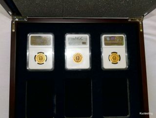 This Is For Simon Lee Only.  Three NGC Certified 1/3 Gold Coins W/. 2