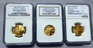 This Is For Simon Lee Only.  Three NGC Certified 1/3 Gold Coins W/. 3