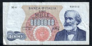 1000 Lire From Italy 1966