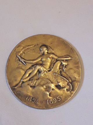 Argent Medal Automobile Club De France Societe D 