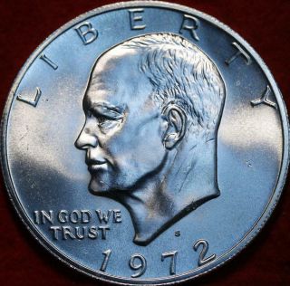 Uncirculated 1972 - S San Francisco Silver Eisenhower Dollar