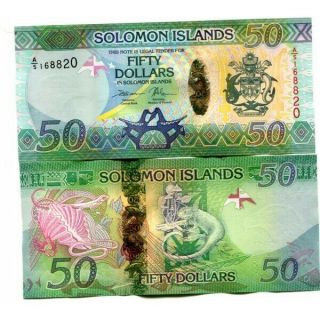 Solomon Islands 50 Dollars A/5 Nd (2017) P - 35b Unc