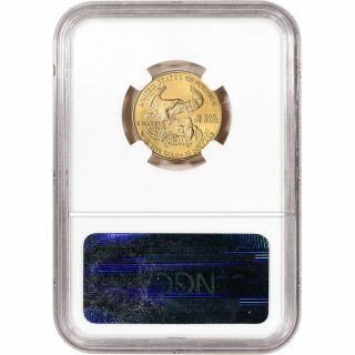 1989 American Gold Eagle 1/4 oz $10 - NGC MS69 2