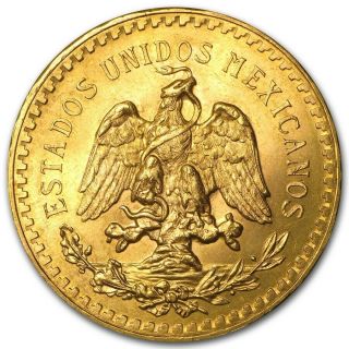 Mexico Gold 50 Pesos AGW 1.  2057 (Random Year) - SKU 92150 2