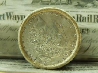 $20 BU Morgan Roll UNC Silver Dollar 1890 & CC Morgan Dollar Ends Pre 21 48 3