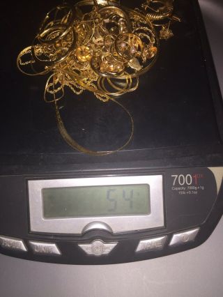 54 Grams Of 14kt Gold Scrap Or Wearable