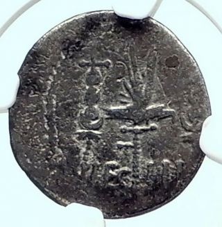 Mark Antony Cleopatra Lover 32bc Ancient Silver Roman Coin Legion Iii Ngc I79192