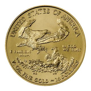 2019 1/2 oz Gold American Eagle $25 GEM BU SKU55912 2