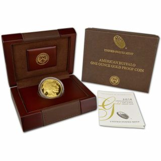 2018 - W American Gold Buffalo Proof (1 Oz) $50