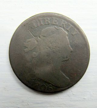 1806 Us Draped Bust Large Cent In