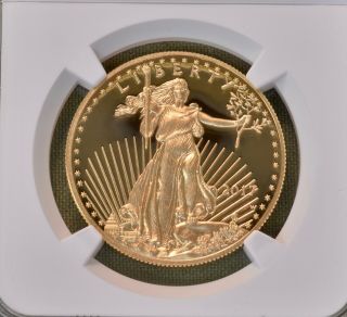2017 W 1 Ounce Gold Eagle Pf70 Ultra Cameo Mercanti Signed,  First Day Issue
