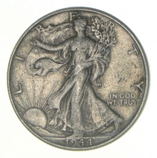 Xf,  1944 Walking Liberty 90 Silver Us Half Dollar - Coin 311
