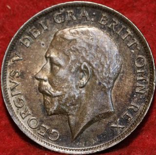 1911 Great Britain One Shilling Silver Foreign Coin