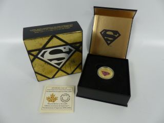 2014 Canada 100 Dollars 14k Gold Coin Iconic Superman