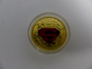 2014 CANADA 100 DOLLARS 14K GOLD COIN ICONIC SUPERMAN 3