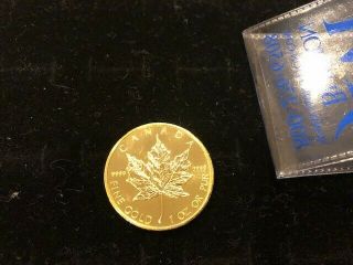 2006 Canada 1 Oz Gold Maple Leaf Bu